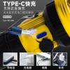 Cross-border new product: Pailide Strong Light multi-functional flashlight, aluminum alloy flashing white laser flashlight, 3+1 cap clip lamp Specification image